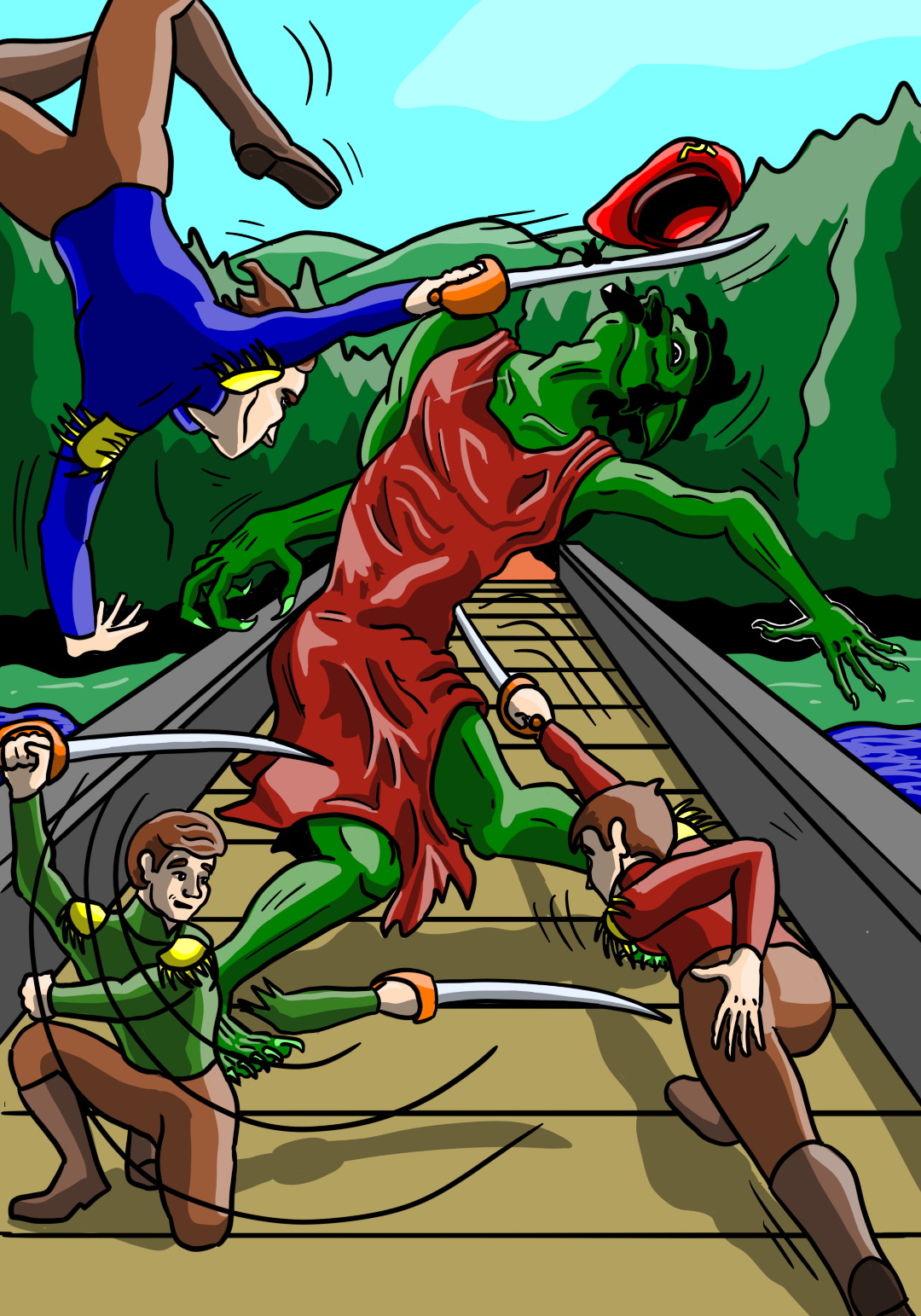 Battle at the Bridge panel 3